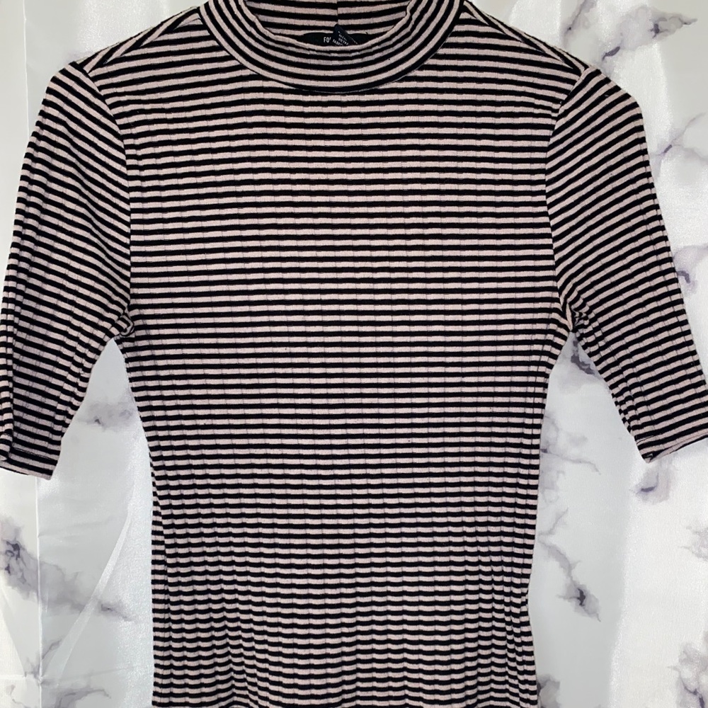 Crop Sleeve Mini Shirt